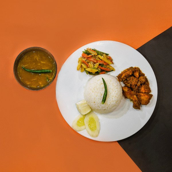 Rice with Chicken Curry