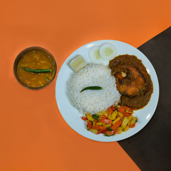 Rice with Fish Curry